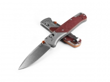 Benchmade BUGOUT 535-09 ALUMINIO GRIS / REDSTONE RICHLITE