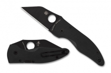 Spyderco MICROJIMBO BLACK G-10 HOJA NEGRA LISA C264GPBK