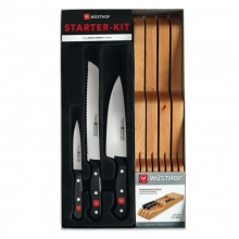 WUSTHOF GOURMET SET 3 PIEZAS + SOPORTE