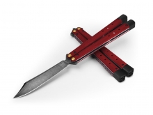 Benchmade BALI-SONG NECRON 99BK-1 RUBY RED