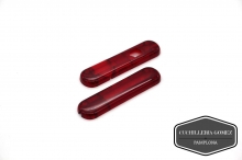 VICTORINOX JUEGO CACHAS ROJO TRANSPARENTE 58MM (LUZ Y BOLIGRAFO)