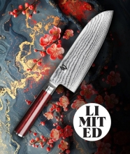 KAI SHUN CLASSIC RED SANTOKU (Serie limitada) DM-0717RD