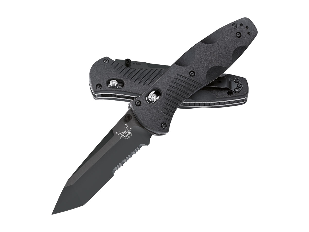 Benchmade BARRAGE 583SBK VALOX TANTO BLACK SERRATED