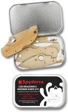 SPYDERCO DRAGONFLY (C28) SET MADERA WDKIT1