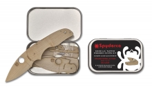 SPYDERCO LIL NATIVE (C230) SET MADERA WDKIT1